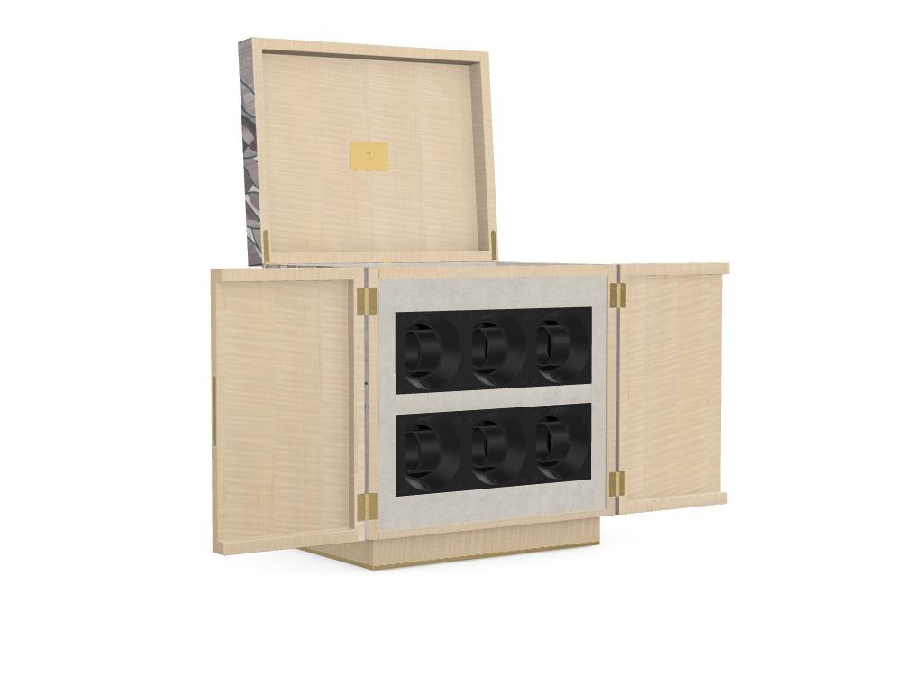Agito II Watch Winder Box - Custom Design: Q4MPTE