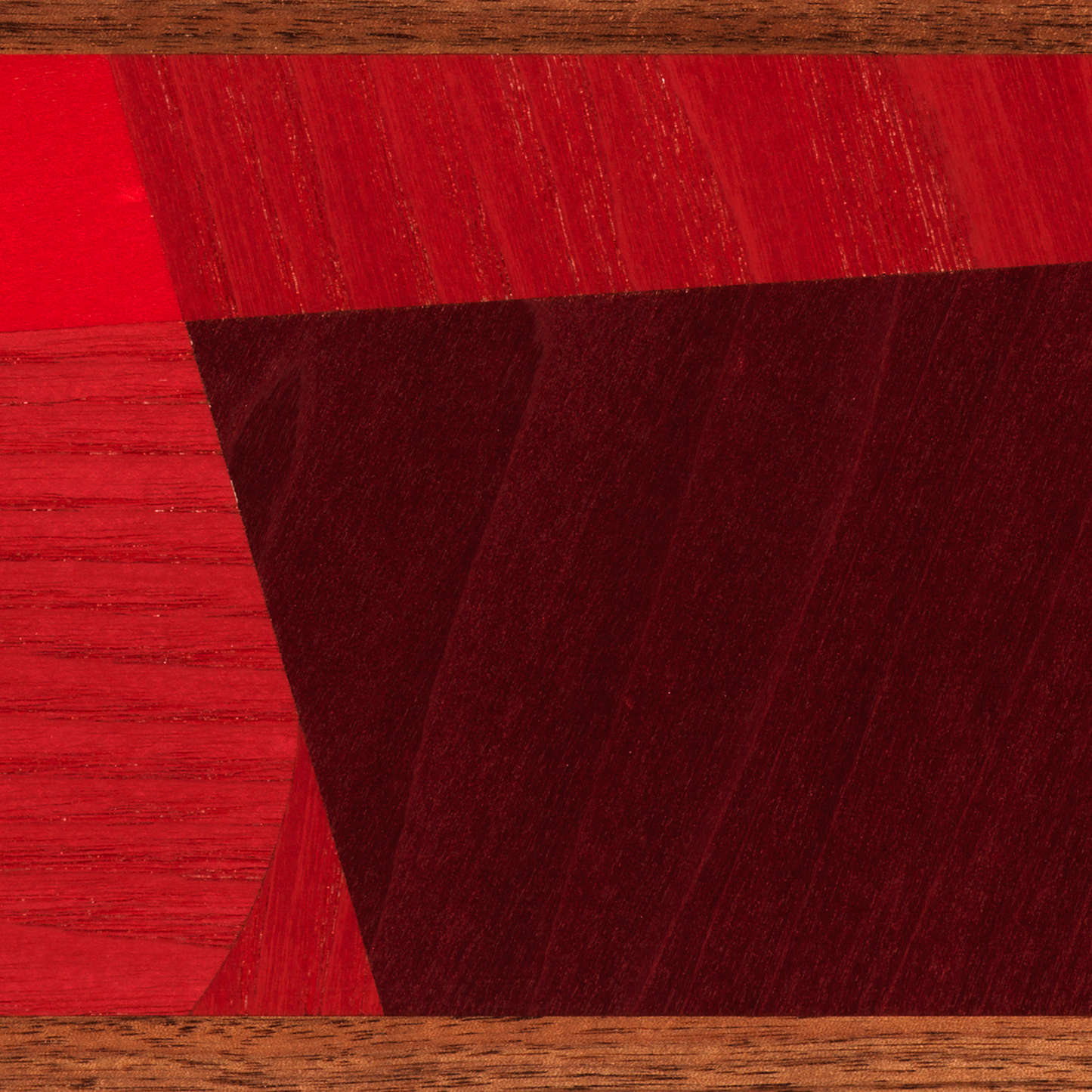 Procreo Lancelot Desk pattern close up red.